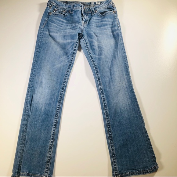 Miss Me Jeans Bootcut Embellished Sequins Jeans - Picture 2 of 8